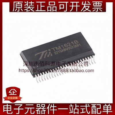 TM1621B SSOP-48 4线串行接口 LCD驱动IC芯片