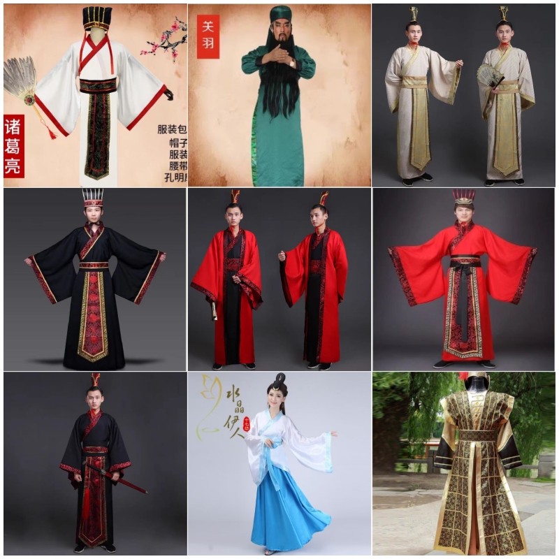 出租三国演义服装诸葛亮关羽张飞刘备曹操话剧年会演出服汉服租赁