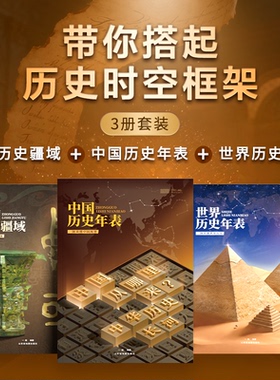 【北斗官方企业店】中国历史疆域+中国历史年表+世界历史年表 学生实用历史知识要点 古代近现代史长卷时间轴地图大事记 地图墙贴