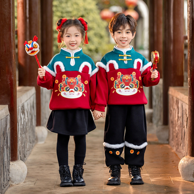 【活动价】男女童加绒汉服表演服