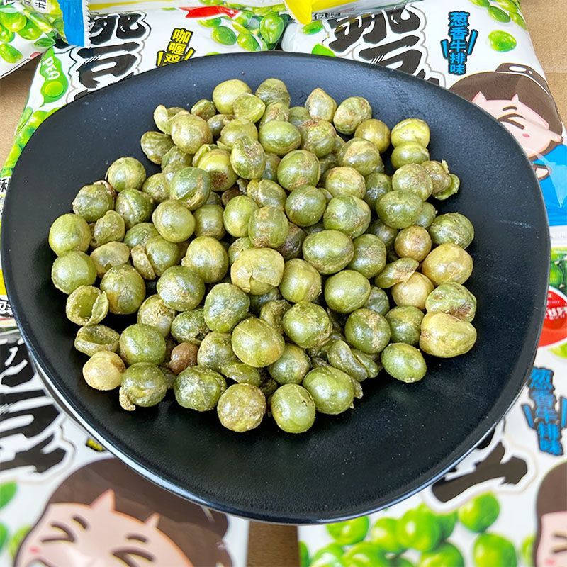 傻明豌豆 葱香牛排味 咖喱鸡味 炒货青豆小零食 休闲食品