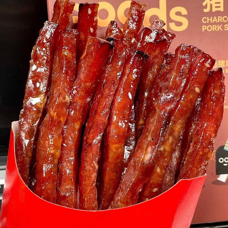七分乐猪肉条黑椒猪肉炭烤蜜汁脯干纯肉网红解馋速食高蛋白小零食