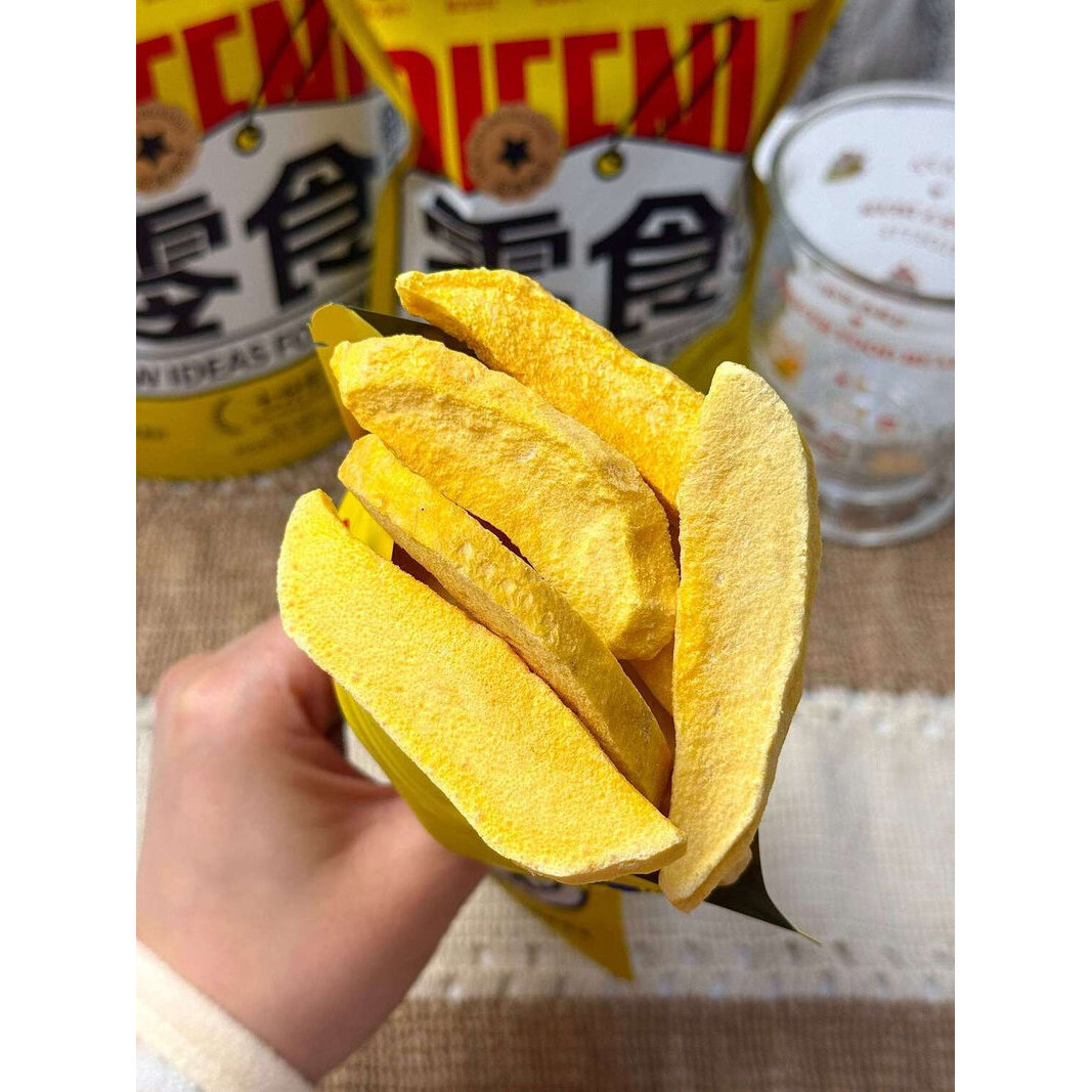 七分乐冻干芒果条香脆酥芒果干果干果脯解馋办公休闲网红爆款零食