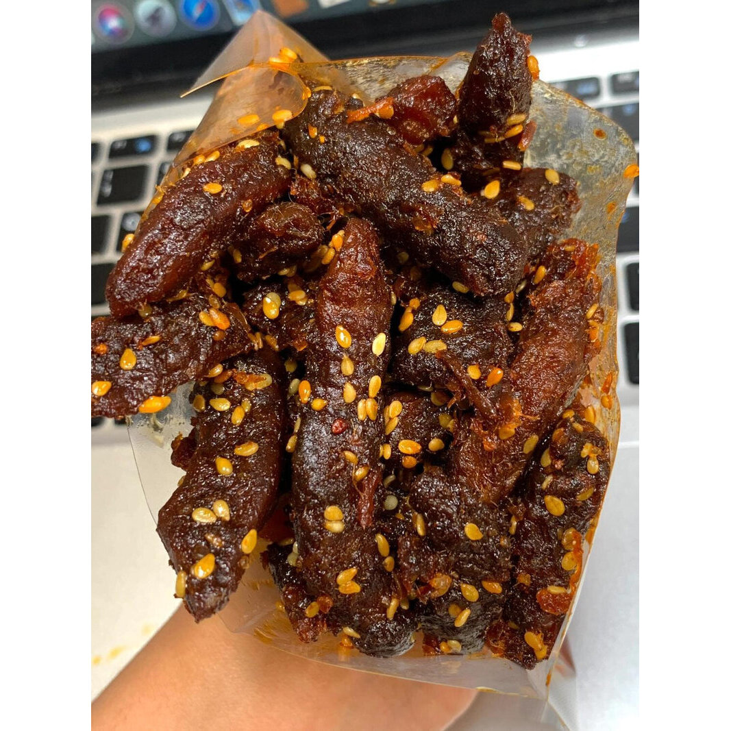 七分乐牛肉条藤椒孜然味手撕牛肉冷吃即食熟食有嚼劲休闲网红零食