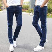men 修身 slim Stretch jeans弹力男破洞牛仔裤 ripped fit 小脚