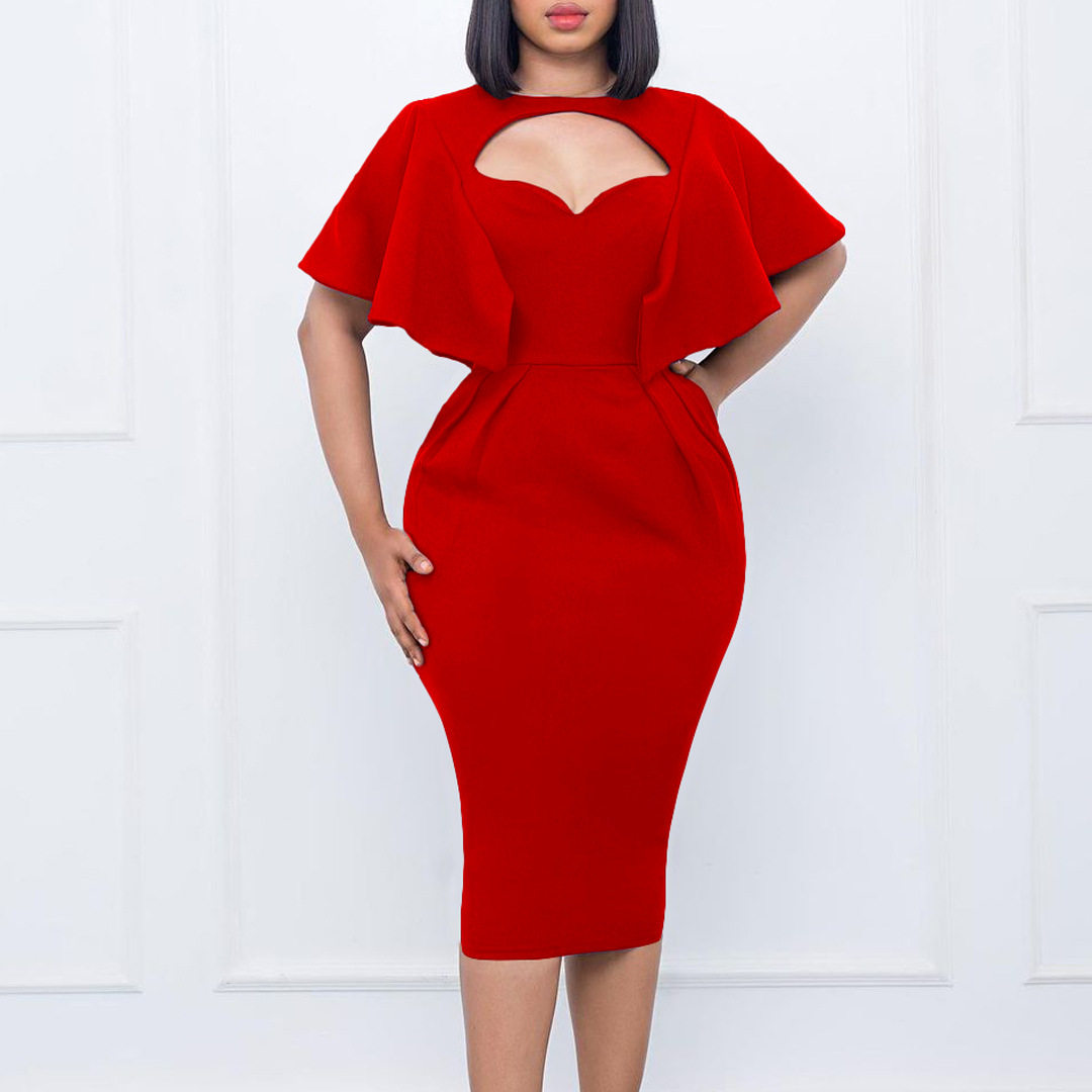 Dress Skirt Pencil Professional Hip-hugging Tongle
