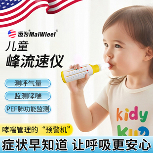 呼气峰速仪哮喘肺功能监测肺活量儿童成人吹嘴风呼气速仪峰流速仪