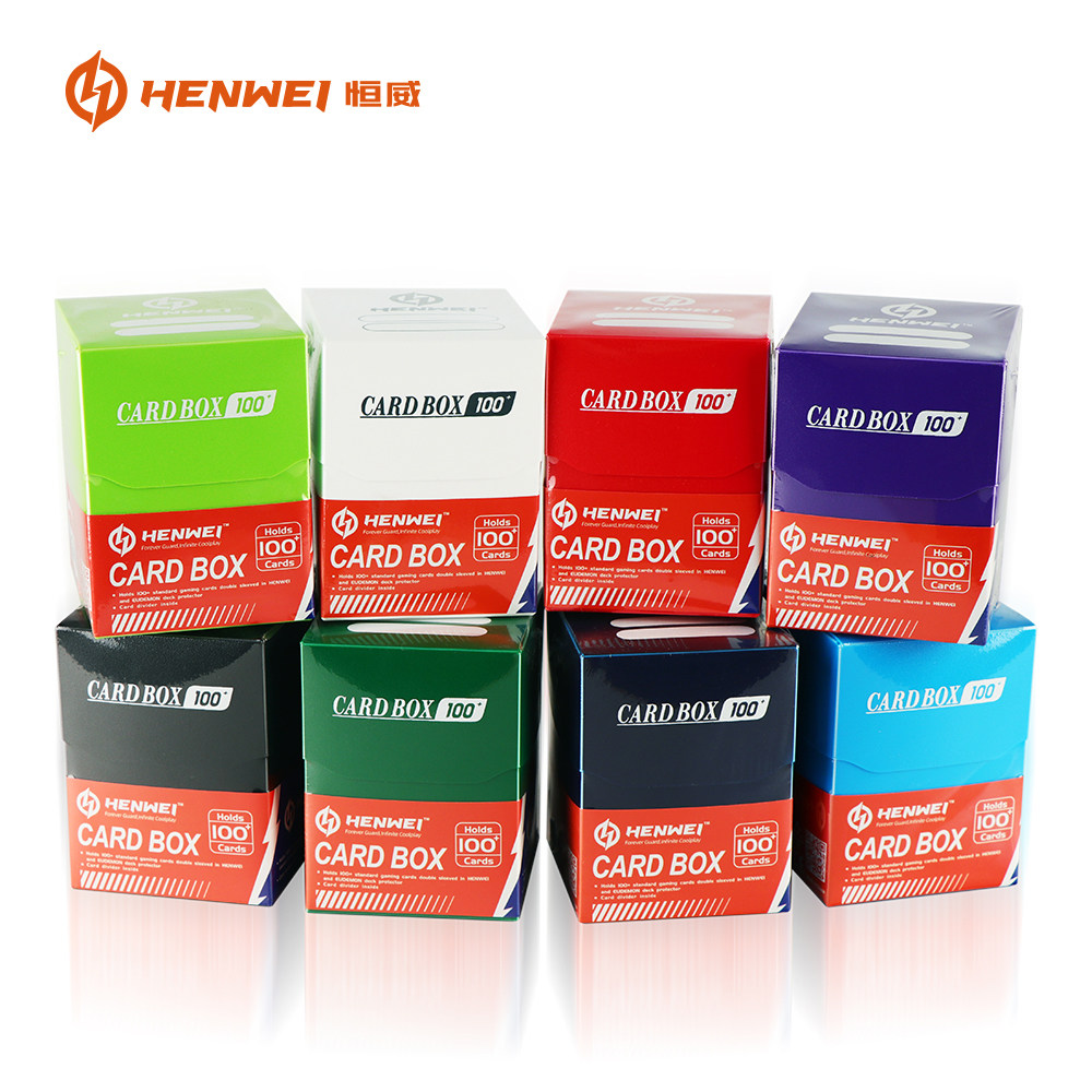 恒威宝可梦收纳盒 游戏王球星卡万智牌桌游卡牌收藏塑料卡盒 牌盒