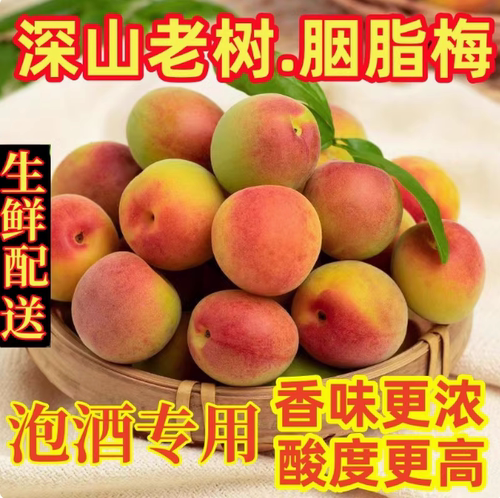 正宗福建漳州胭脂梅新鲜青梅生鲜配送香味浓酸度高泡酒专用 - 封面