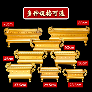 加大双龙耳炉家用四方鼎香炉礼佛瑞炉麒麟四角香炉长方四脚铁香炉