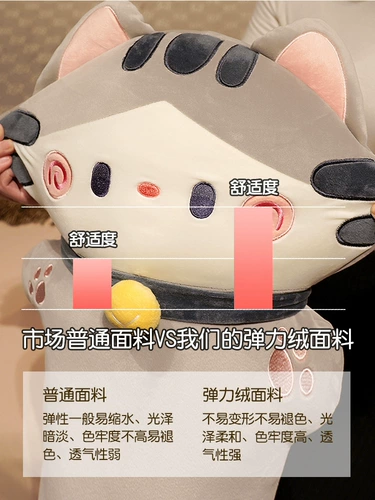 Подушка для сна, плюшевая игрушка, кровать, тряпичная кукла, кот, подарок на день рождения