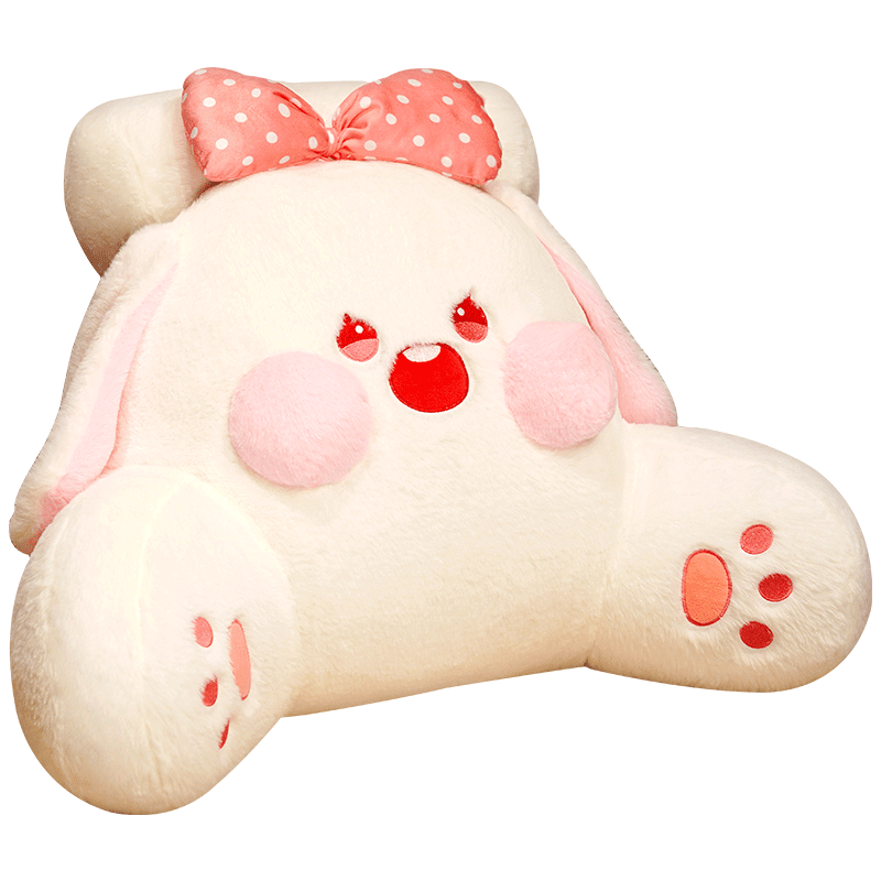 嘟嘟兔玩偶抱枕女生睡觉小兔子毛绒玩具布娃娃兔年吉祥物公仔靠垫