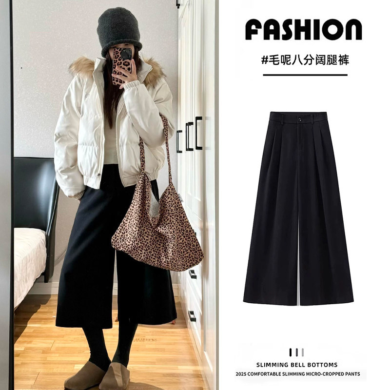 咖色针织百褶裙女秋冬2025新款