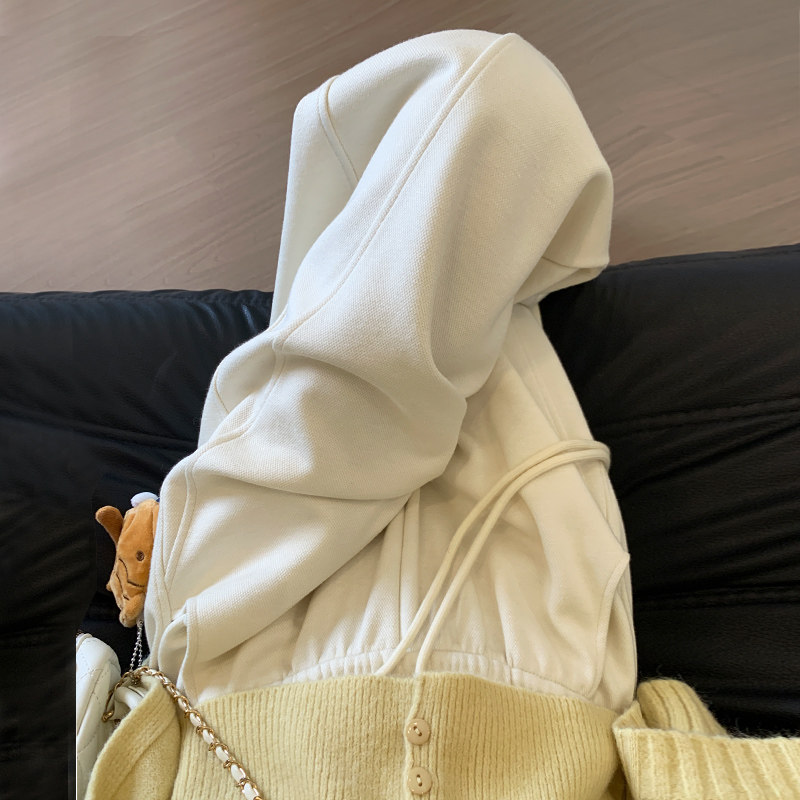 白色羊绒弯刀裤女春秋季2025新款高腰垂感宽松直筒休闲运动阔腿裤,女装/女士精品,休闲裤,淘宝优惠券,粉丝福利购,淘宝优惠卷