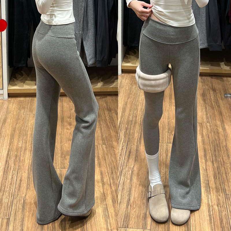 美式低腰微喇裤女春秋季