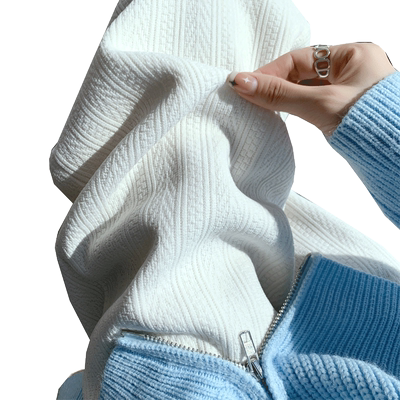 麦橞纹雪尼尔阔腿裤女