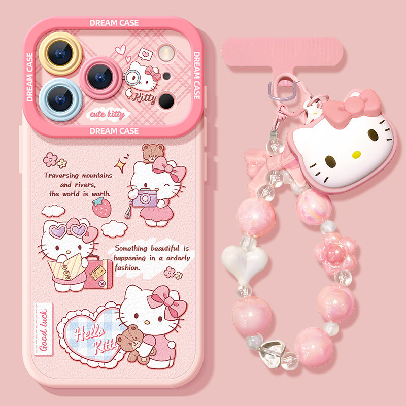 适用苹果17promax手机壳16女款iphone15保护套全包14plus硅胶16pro磨砂带挂绳17air防摔新款hellokitty软外壳,3C数码配件,手机保护套/壳,淘宝优惠券,粉丝福利购,淘宝优惠卷