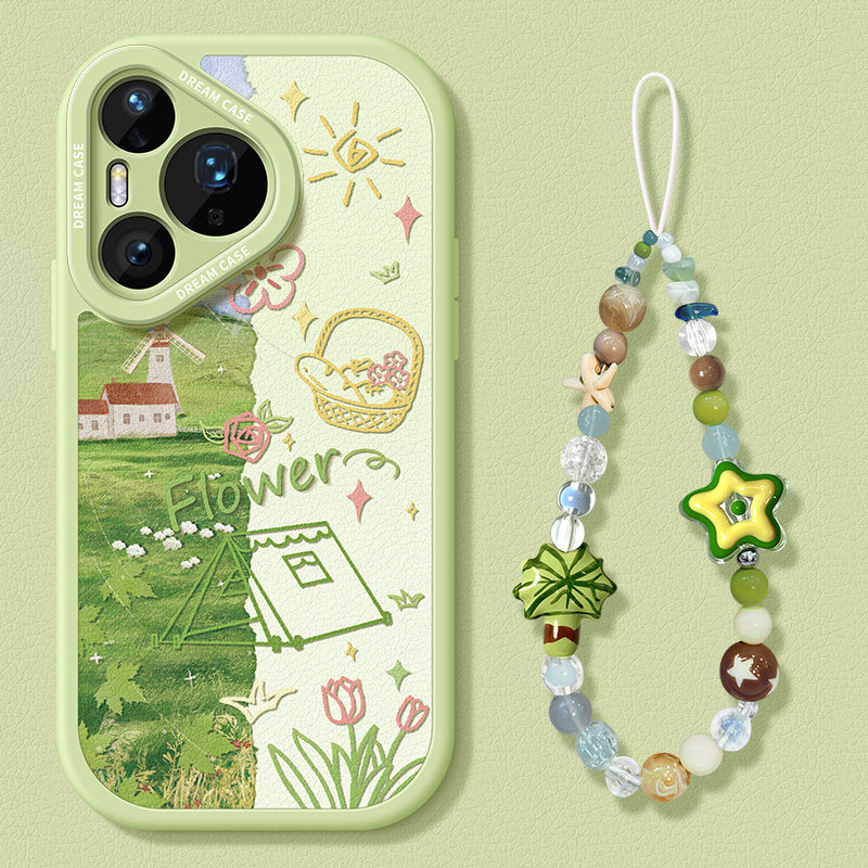 适用华为pura80pro+手机壳新款pura90保护套p70硅胶p60全包p50e磨砂p40防摔30por春日原野max女款ultra软外壳