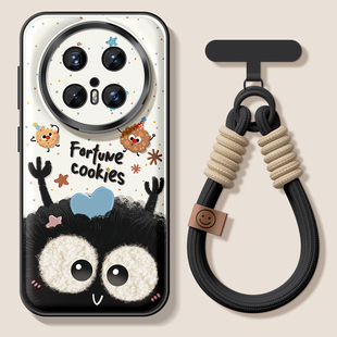 可爱磨砂软外壳 硅胶pro 适用华为mate70pro手机壳新款 mate60保护套全包50pro防摔金属圈40e黑色煤球m30优享版