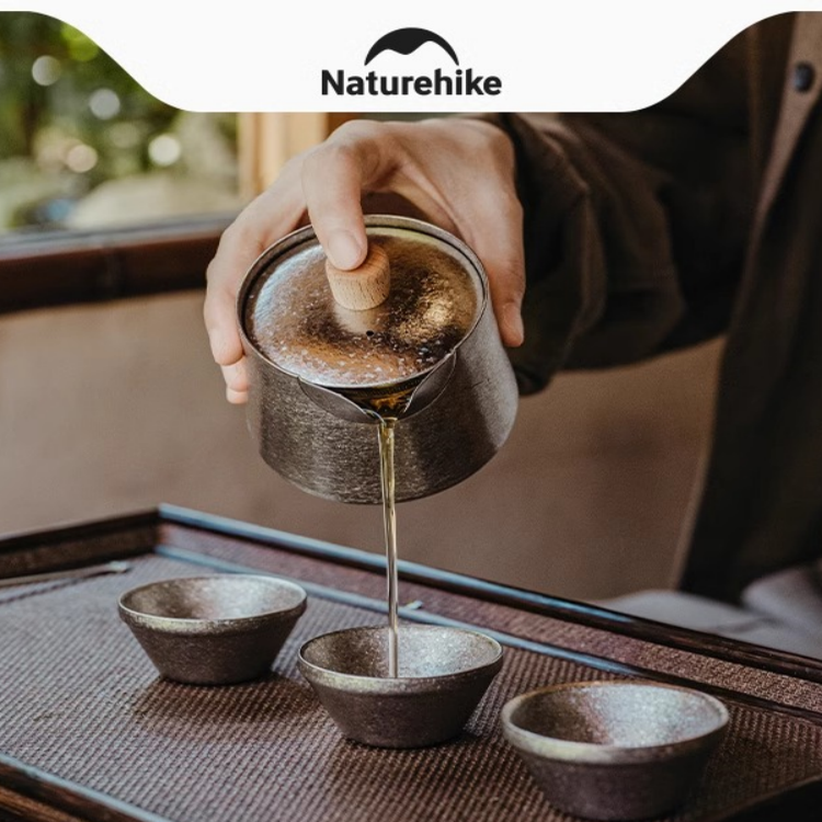 挪客户外露营钛茶具便携式