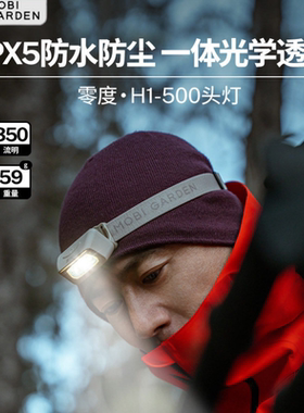 牧高笛零度户外充电头灯H1强光超长续航徒步登山钓鱼头戴式充电灯