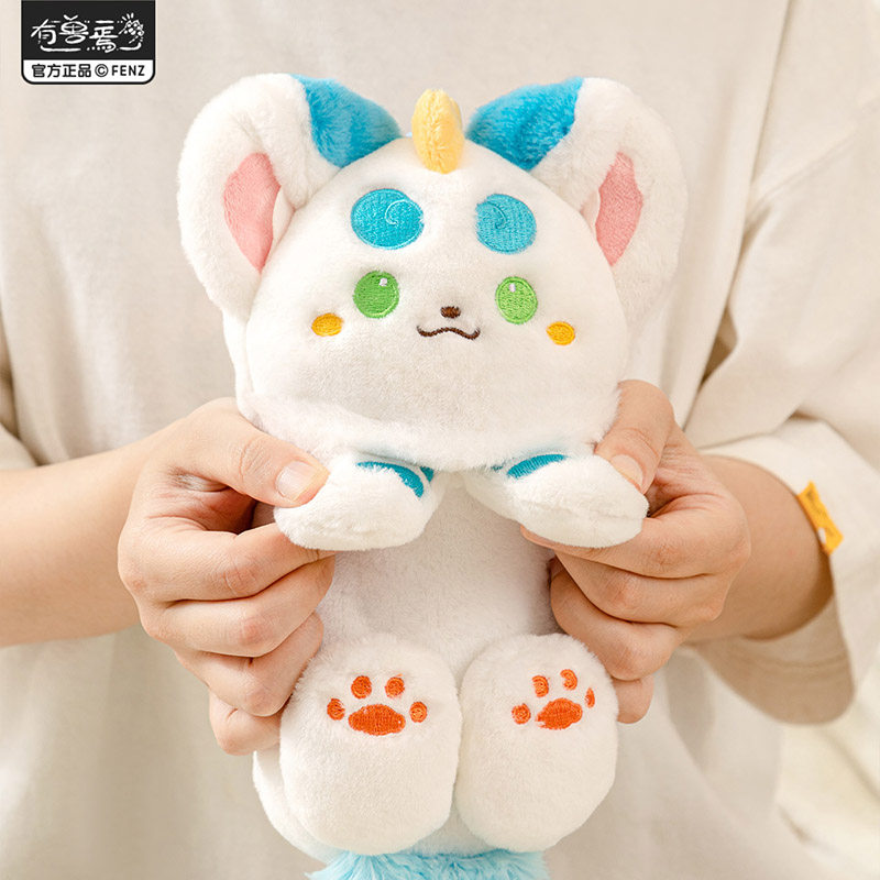 有兽焉揣手手系列毛绒笔袋