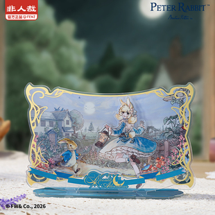 非人哉×比得兔联名月下篱歌系列亚克力立牌动漫周边礼物桌面摆件