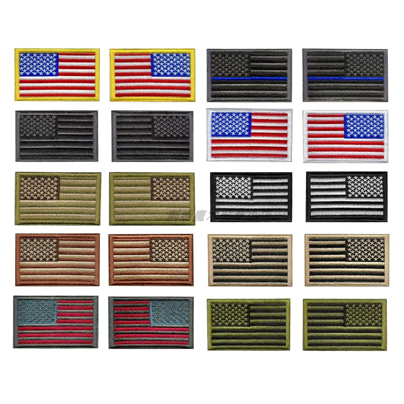 【加购榜一】美国左右边国旗布贴