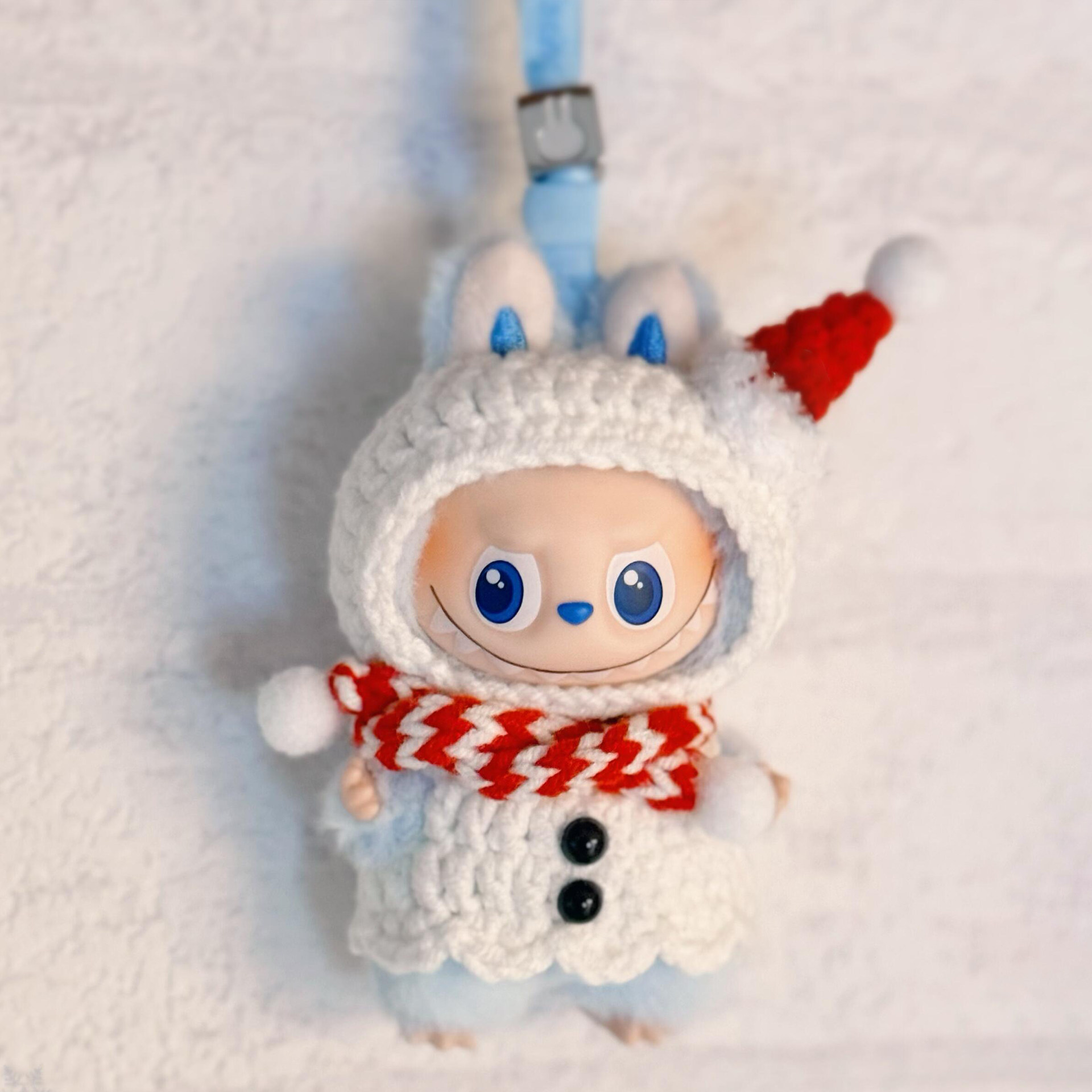 泡泡玛特四代Labubu拉布布手工diy圣诞白色新衣套装毛线材料包,模玩/动漫/周边/娃圈三坑/桌游,潮玩娃衣,淘宝优惠券,粉丝福利购,淘宝优惠卷