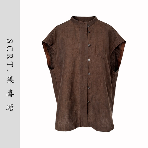 SCRT.集喜瑭苎麻精品女装上衣SJS14301