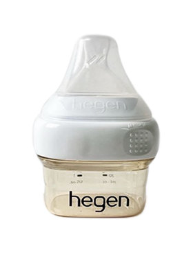 新加坡Hegen婴儿多功能新生宽口径宝宝方形易清洗早产奶瓶60ml