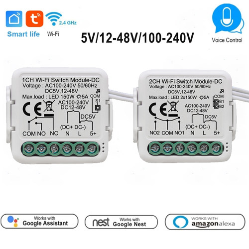 涂鸦干接点模块5V/12-48V/240v