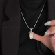 钛钢不规则长款 不掉色精致蛇骨链颈链t恤配饰 吊坠项链女2026新款