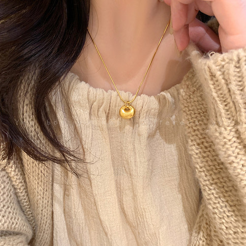 小胖福吊坠项链轻奢高级感配饰