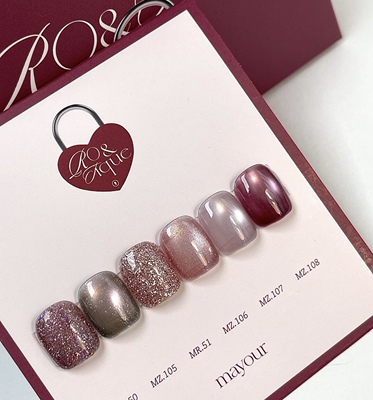 2025 韩国进口 Mayour Ro&tique 系列猫眼胶 甲油胶