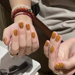 日本Enoi dIamond flash 碎钻胶 闪钻 甲油胶 F16 绝美招财黄