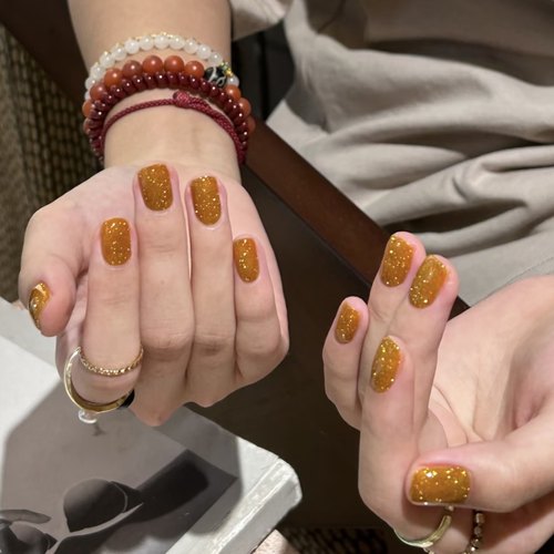 日本Enoi dIamond flash 碎钻胶 闪钻 甲油胶 F16 绝美招财黄