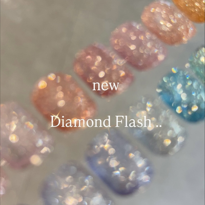 2025 日本enoi 超闪清新糖果碎钻胶甲油胶 Diamond Flash F43-F58