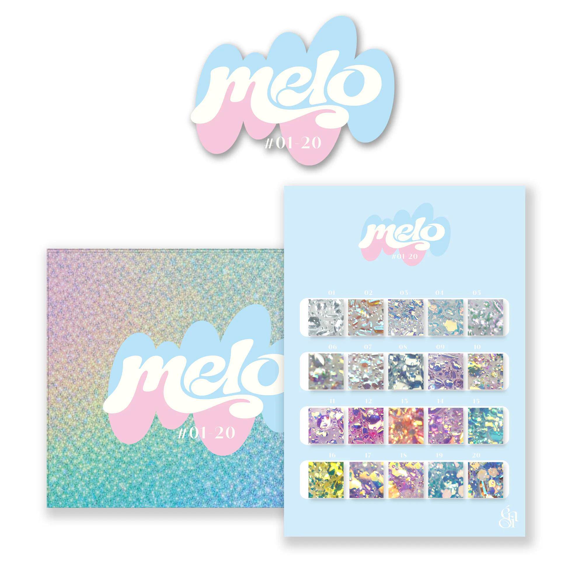 enoi melo 新套盒 超闪亮片