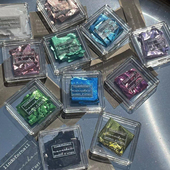 日韩风异色涩味新款 小众彩色美甲金箔超薄哑光美甲饰品素材光泽佳