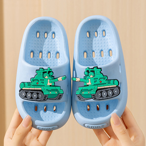 卡通镂空儿童洗澡鞋宝宝