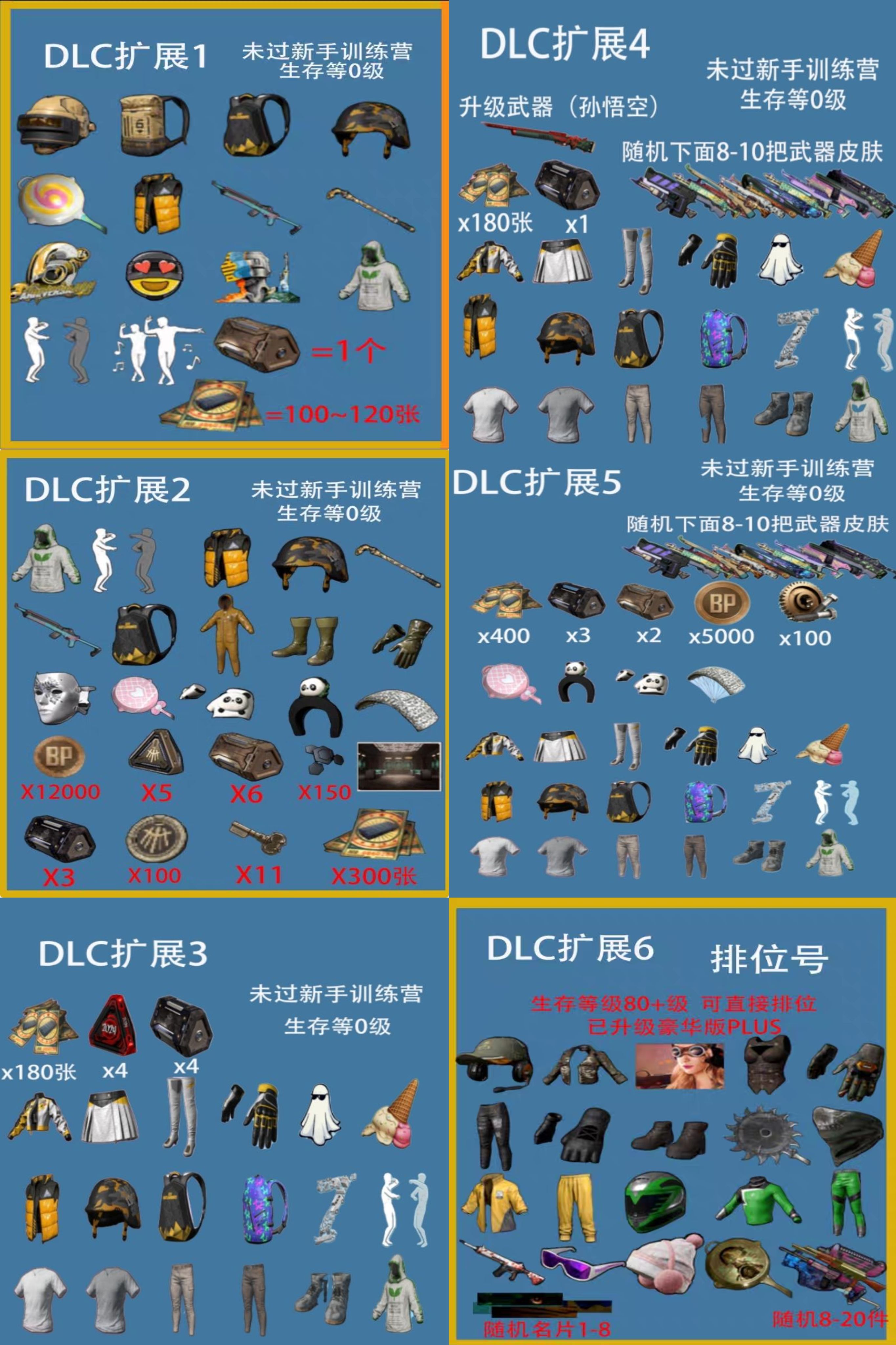 PUBG账户端游绝地求生号黑货劵pubg匹配号排位吃鸡白号初始开局号