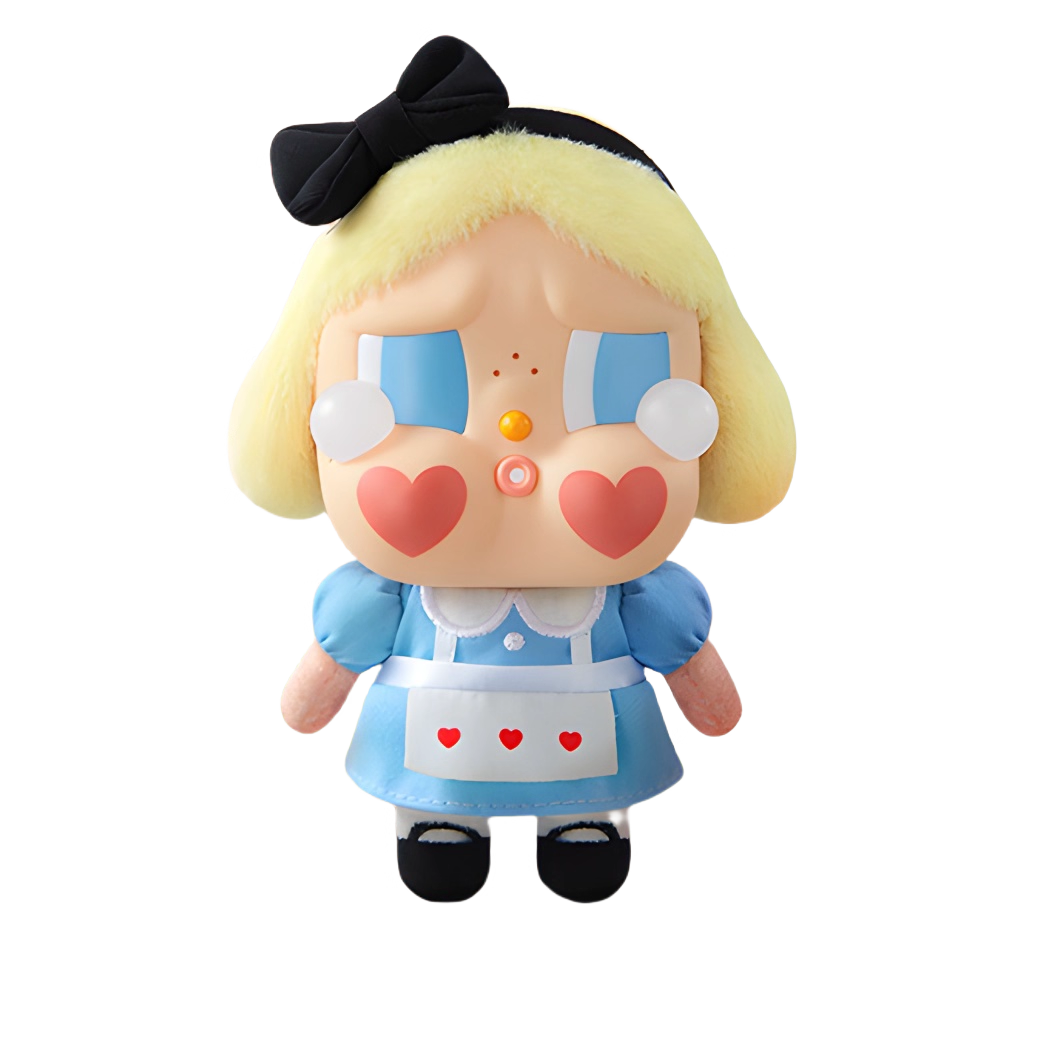 POPMART泡泡玛特哭娃CRYBABY眼泪工厂搪胶脸毛绒公仔盲盒挂件礼物