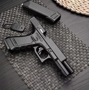 合金军模1：2.05格洛克17全金属模型枪 男孩抛壳玩具手抢不可发射