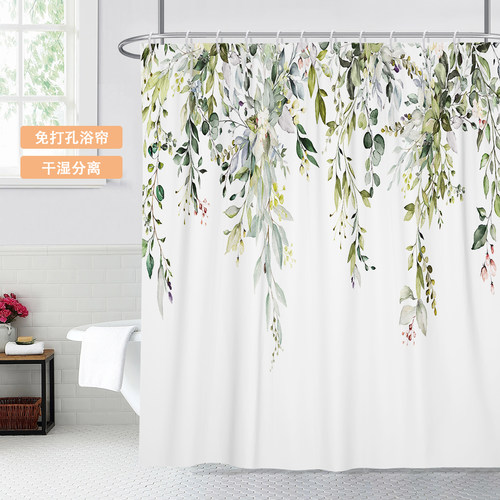 北欧ins隔断帘免打孔防水