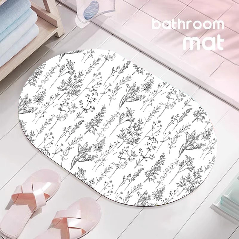 可爱卫生间吸水地垫浴室防滑垫厕所速干家用脚垫门口地毯进门,居家布艺,家用脚垫,淘宝优惠券,粉丝福利购,淘宝优惠卷
