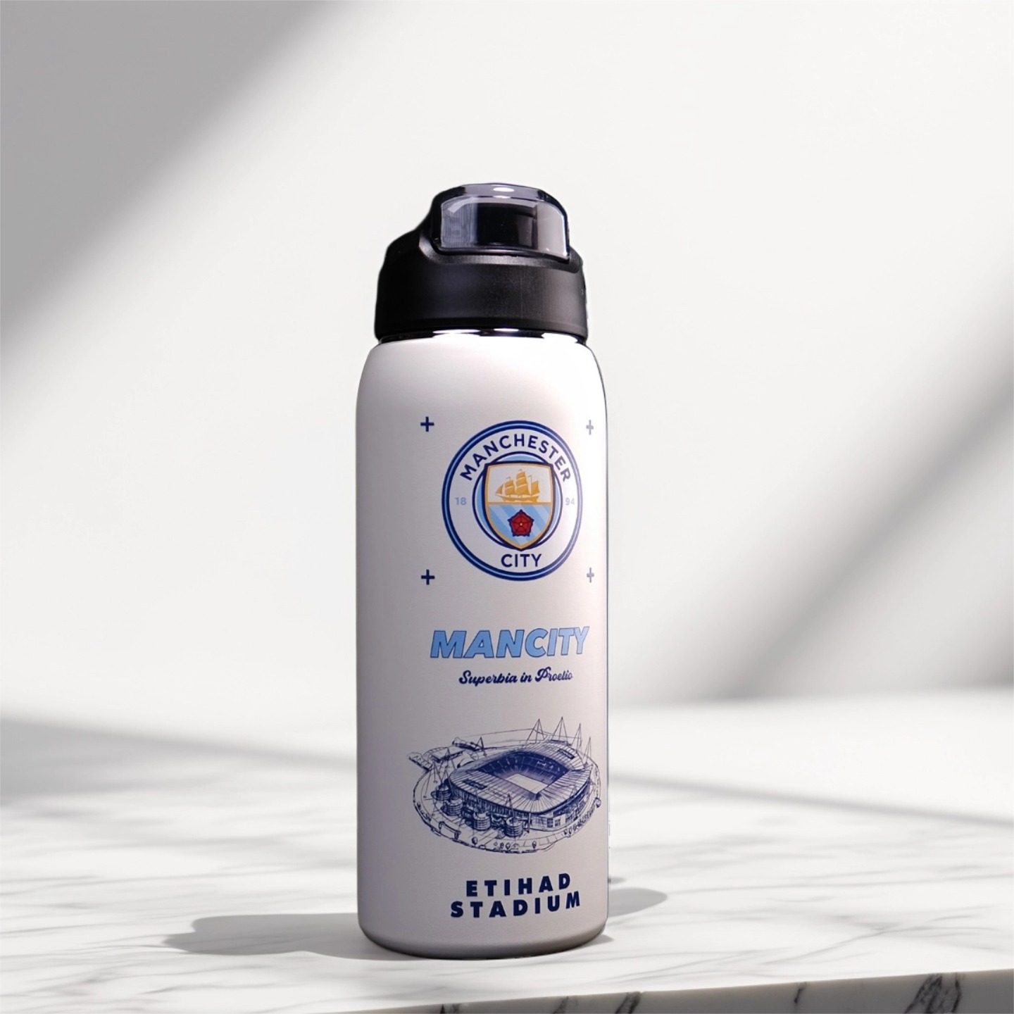 定制曼城周边水杯保温杯纪念品皇家马德里手办足球爱好者礼物男生