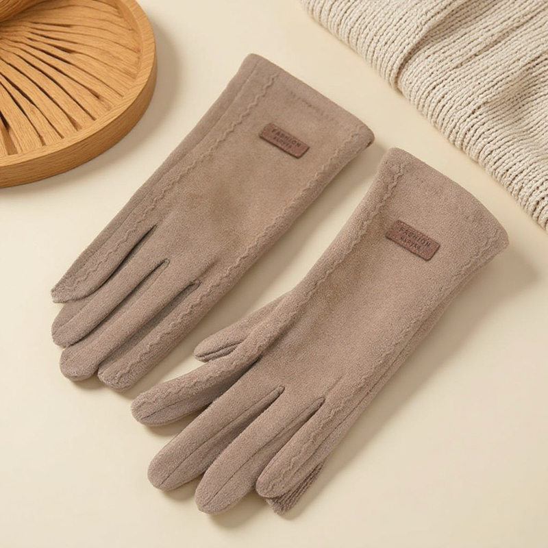 手套女2025新款防寒骑行保暖开车可触屏防风防水手套骑行手套女冬