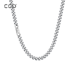 街头风钛钢复古潮流个性 小众设计冷淡风百搭项链潮酷送男友