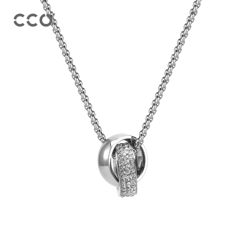 CCO男生双环项链03(639)